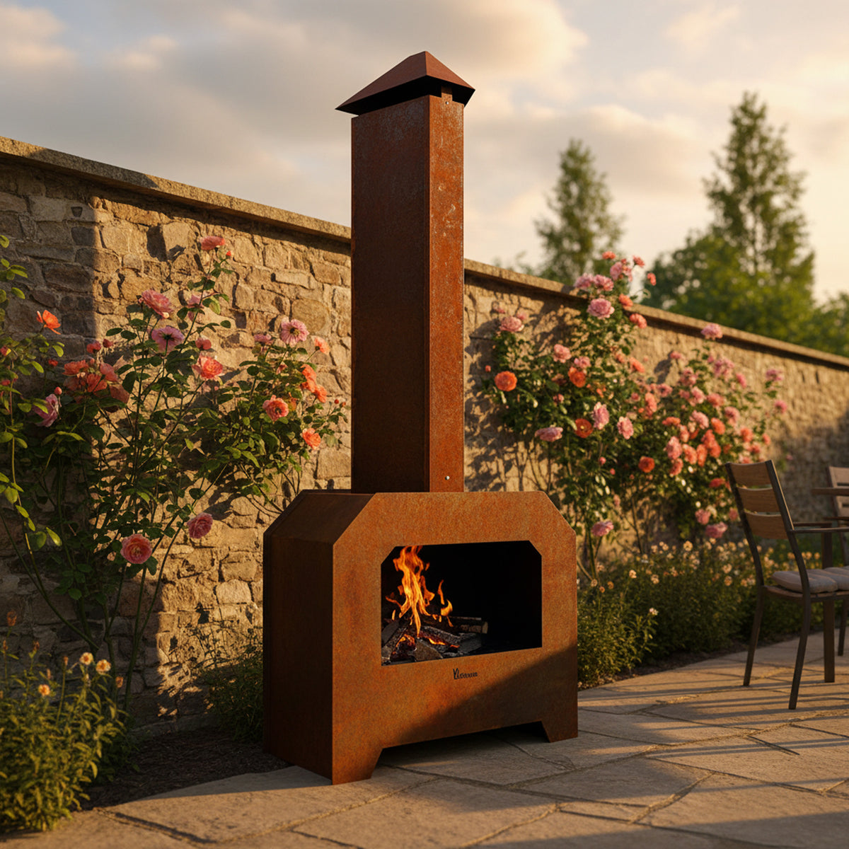 Volcann™ Ignis Small Chiminea & Patio Heater