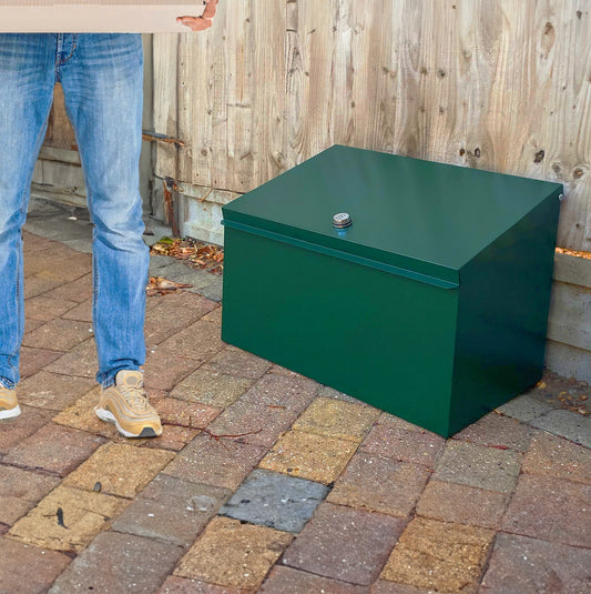 Secure Deliveries Lockable Parcel Drop Box - Indoor Outdoors