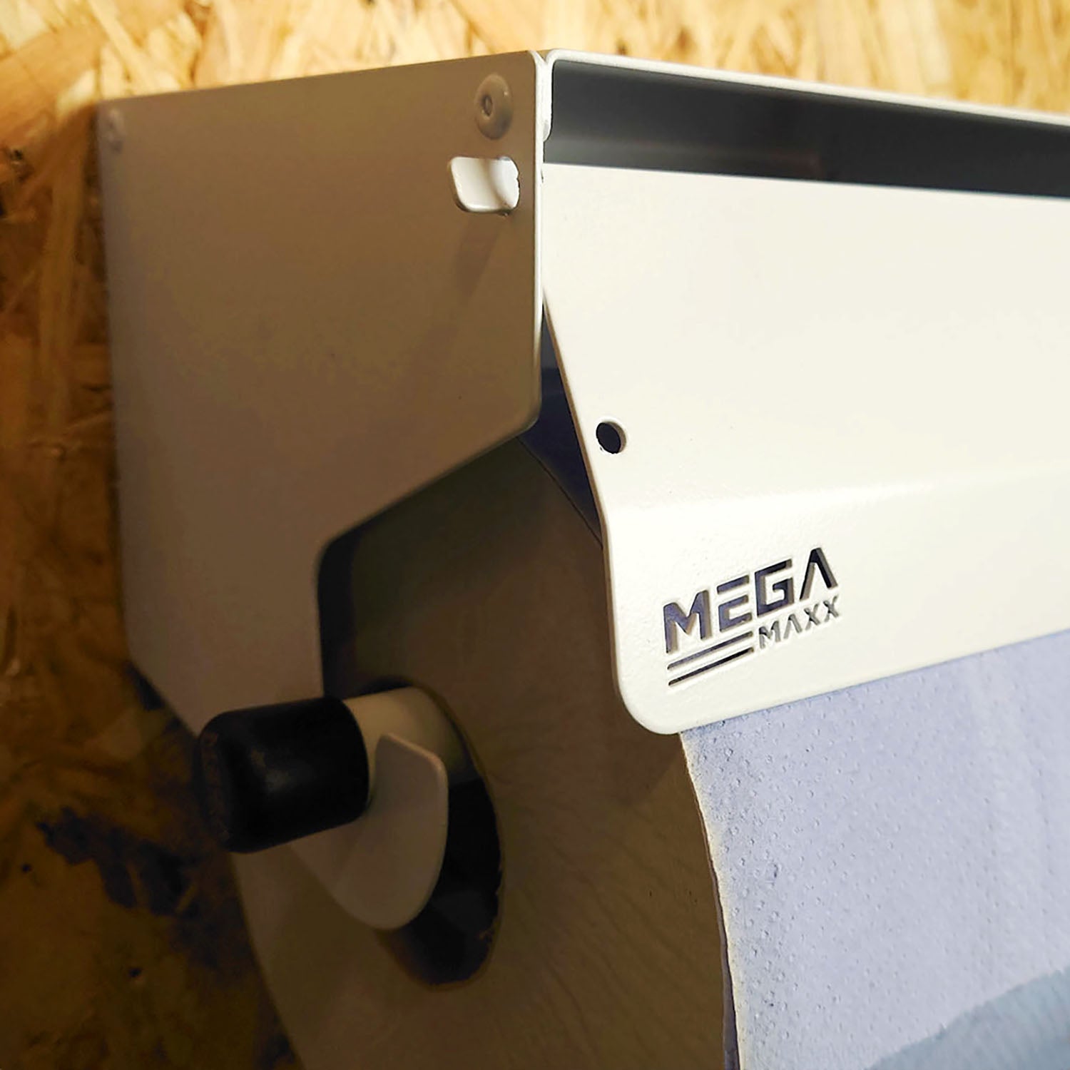 MegaMaxx UK™ Premium All-in-One Blue Roll Holder with Shelf