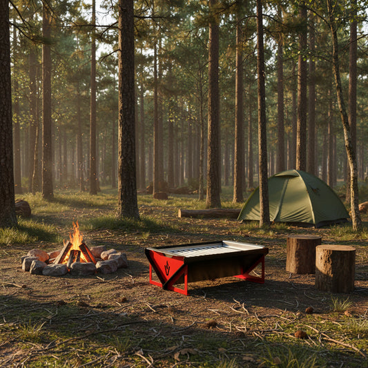 Volcann™ Spark Mini Portable BBQ with Modular Grilltop