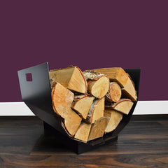 Volcann™ Polygonal Firewood Log Basket