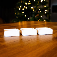 Okunaii™ Tea Light & Candle Holders (Pack of 3)