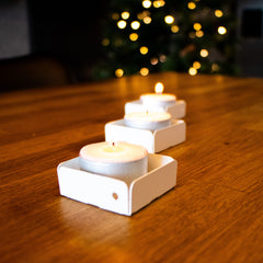 Okunaii™ Tea Light & Candle Holders (Pack of 3)