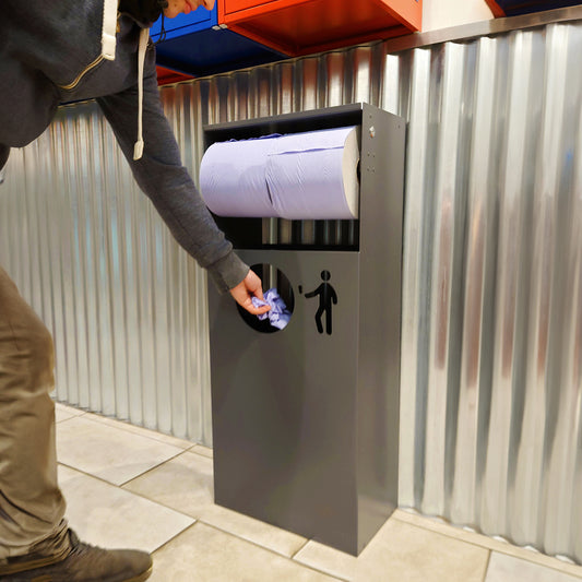 MegaMaxx UK™ Lockable Cleaning Station for Shops, Gyms & Restaurants - Indoor Outdoors