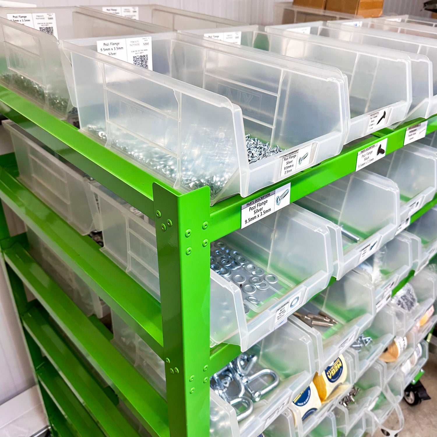 2-Bin System Trolley Racking Unit - Holds 60 XL4 Boxes