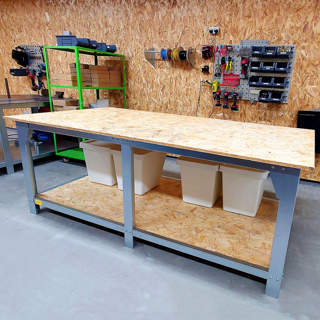 Large Workbench Frame Kit Galvanised Steel Made in the UK