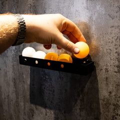 BlackSteel™ Ping Pong / Table Tennis Ball Holder