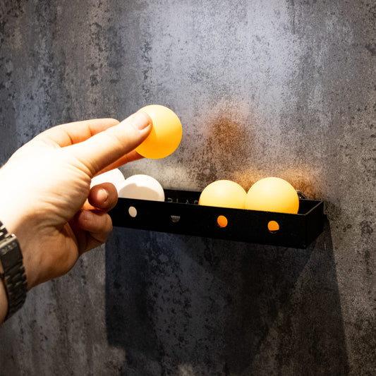 BlackSteel™ Ping Pong / Table Tennis Ball Holder