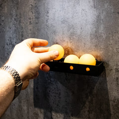 BlackSteel™ Ping Pong / Table Tennis Ball Holder