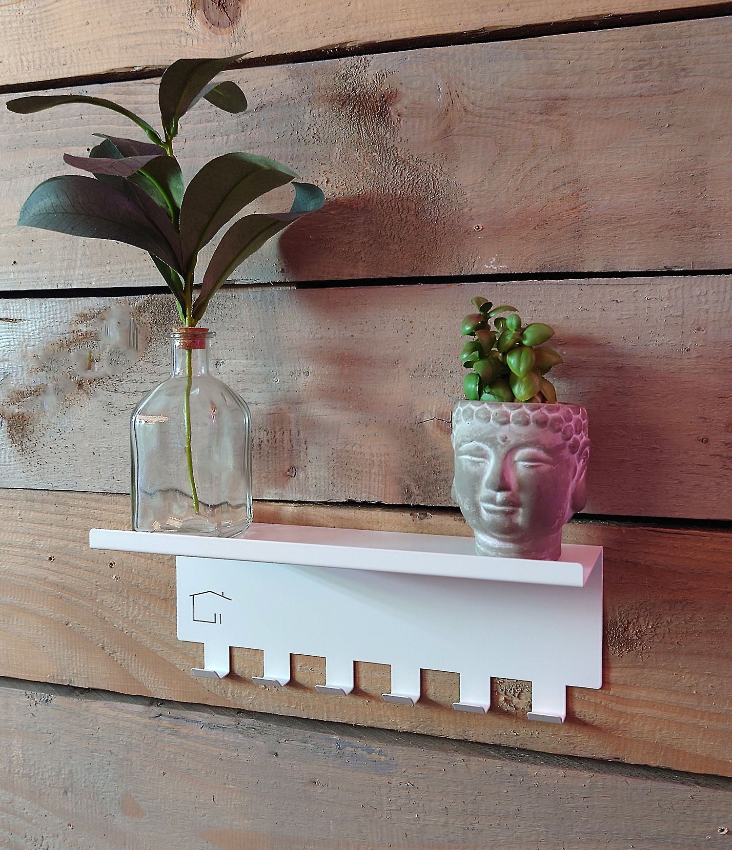 Metal Shelf With Hooks Underneath Shelf With Hooks British Steel