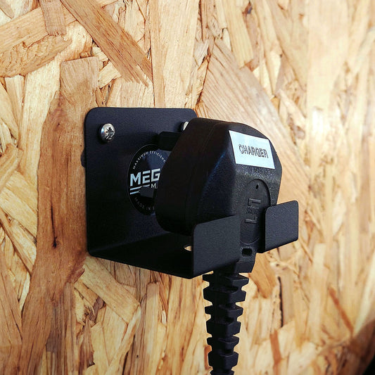 MegaMaxx UK™ Wall Mount Plug Holder (Pack of 3) - Indoor Outdoors