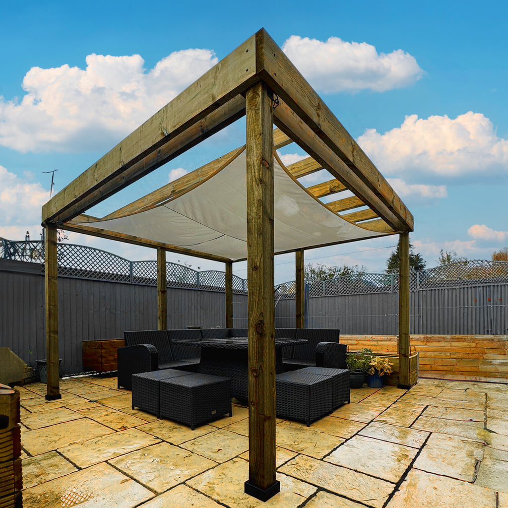 Sun Shade Brackets for Framola Pergolas Easy Canopy Installs