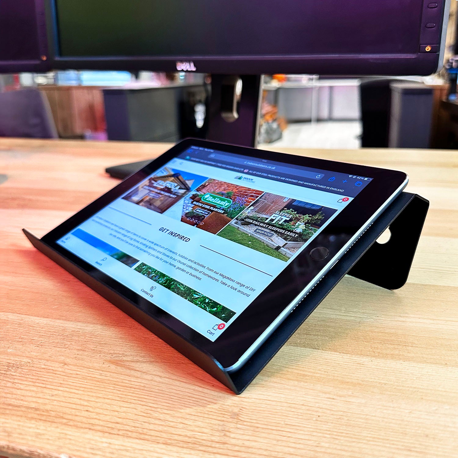 GameShieldz™ Wall Mount & Free-Standing Tablet Holder - Indoor Outdoors