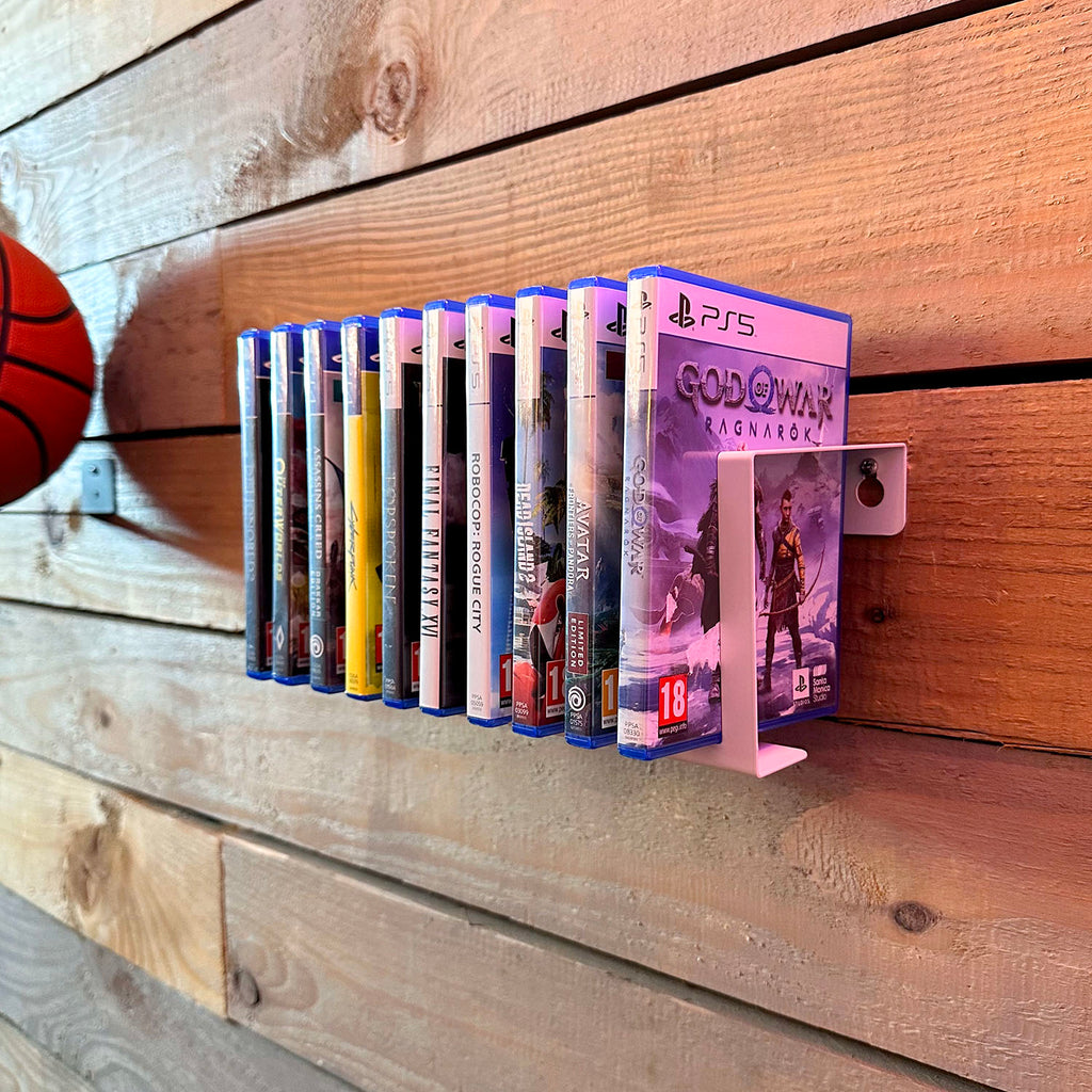 Video Games Storage Rack Easy Wall Mountable Shelf