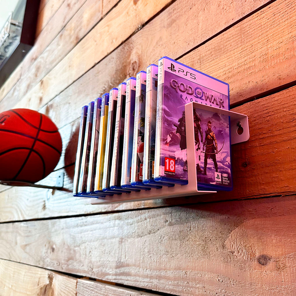 Video Games Storage Rack - Easy Wall Mountable Shelf