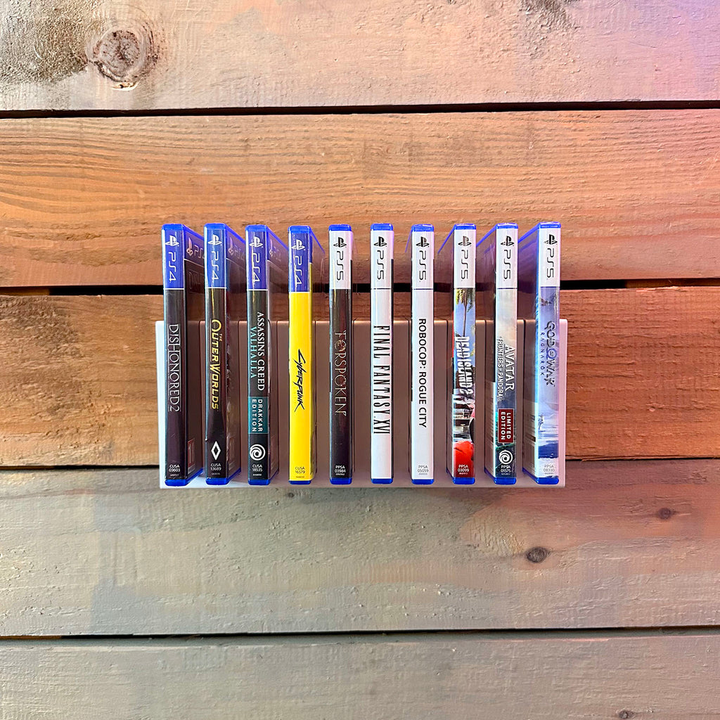 Video Games Storage Rack - Easy Wall Mountable Shelf