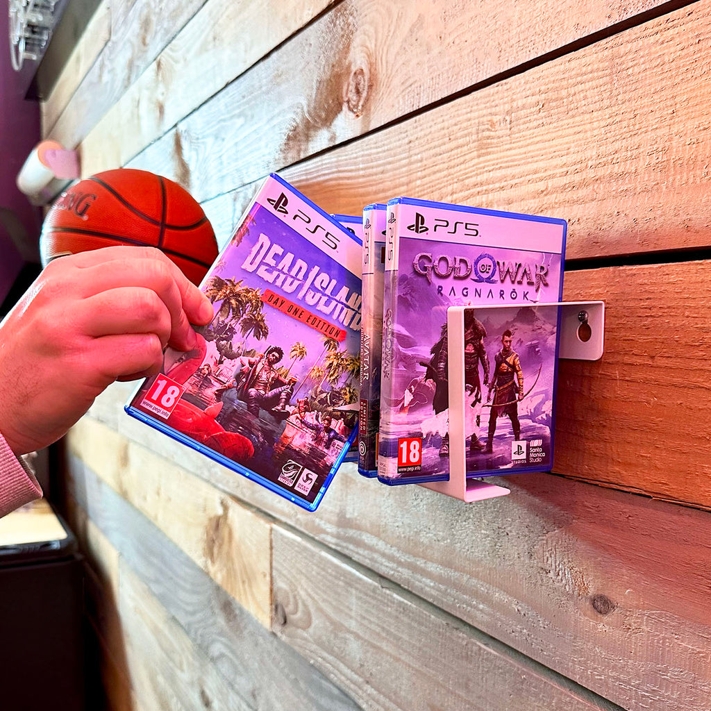 Video Games Storage Rack Easy Wall Mountable Shelf