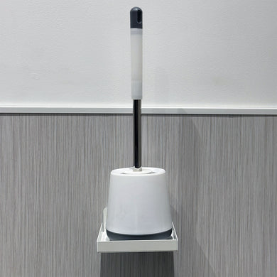 Okunaii™ Wall Mount Toilet Brush Holder Shelf