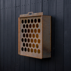 Bellamy Rustic Steel Wall Mount Bug & Insect Hotel for Gardens