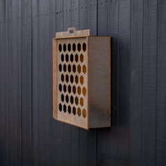 Bellamy Rustic Steel Wall Mount Bug & Insect Hotel for Gardens
