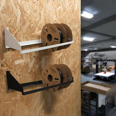 TechShieldz 3D Printer Filament Wall Mount Storage Rack & Holder