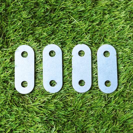 Super-Strong Stainless Steel Flat Mending Plates & Repair Brackets (50mm x 20mm)