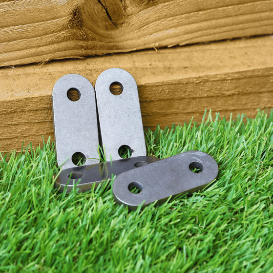 Super-Strong Stainless Steel Flat Mending Plates & Repair Brackets (50mm x 20mm)