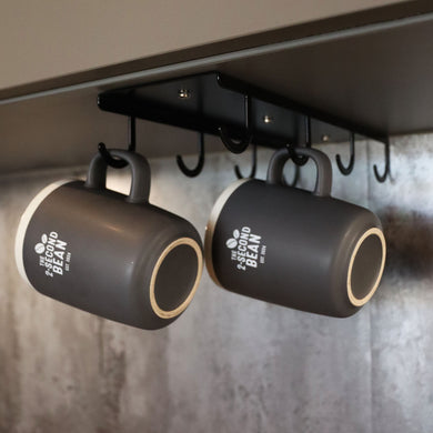 Okunaii™ Under-Cupboard Mount Coffee Mug Hanging Holder (8 Mug Capacity)
