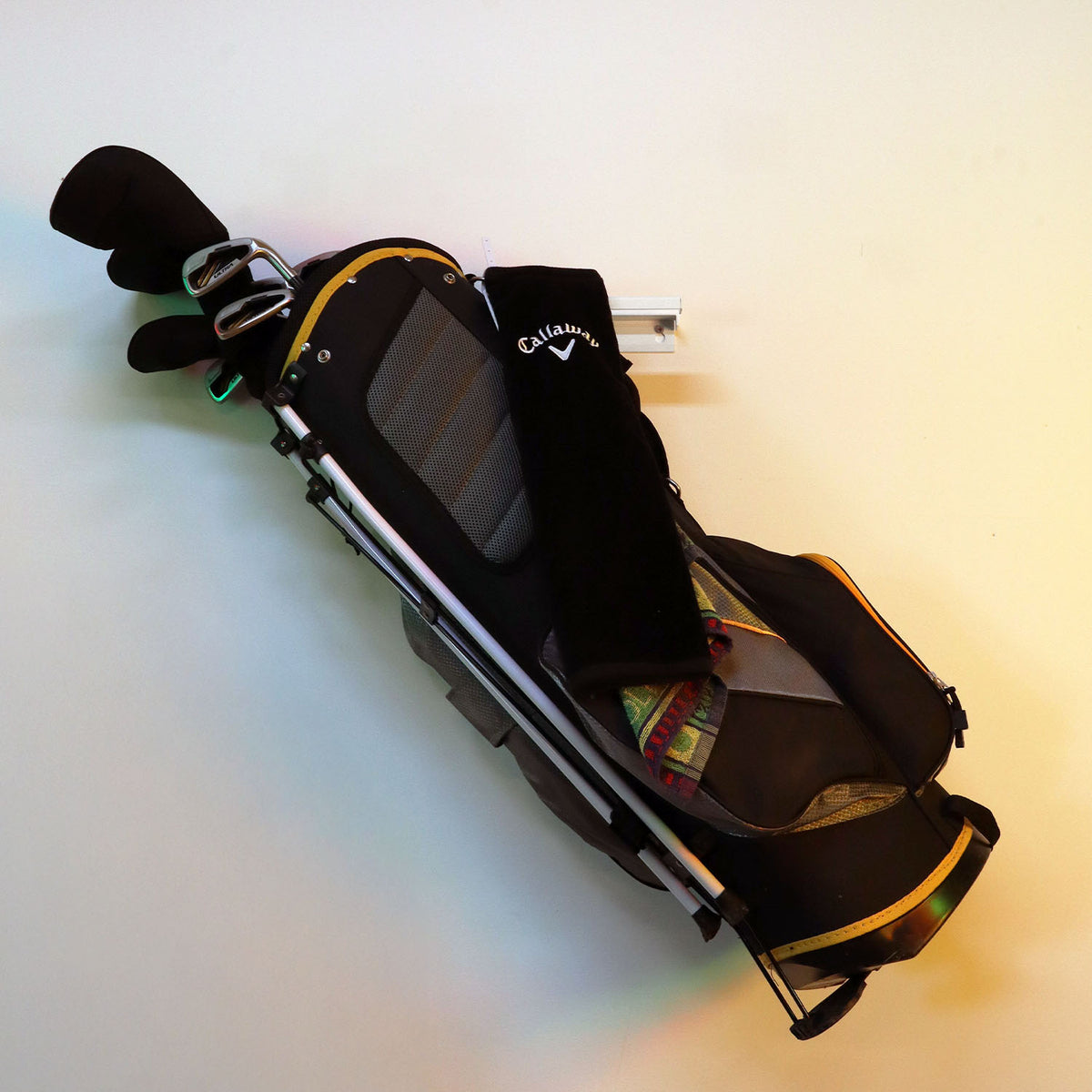 BlackSteel™ Wall Mount Golf Bag Hanging Holder