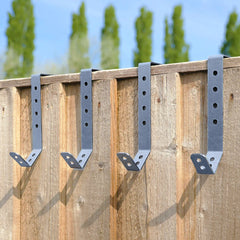 FenceEasy™ Over Fence Hooks for Lights, Hanging Baskets & More