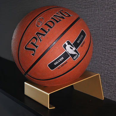 BlackSteel™ Desktop Ball Display Stand (For Basketballs, Footballs & More)