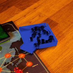 MeepleMounts Board Game Piece Organiser Tray with Scoop