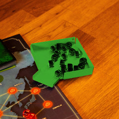 MeepleMounts Board Game Piece Organiser Tray with Scoop