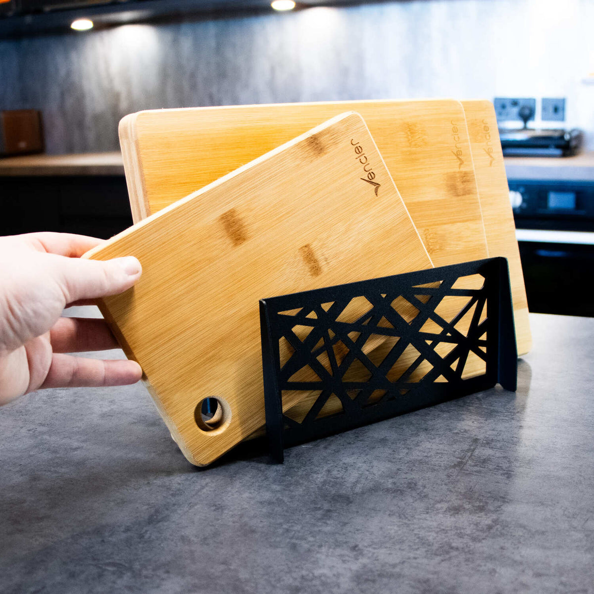 Okunaii™ Worktop Chopping Board Vertical Storage Holder