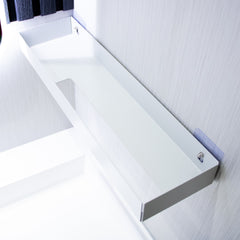 Okunaii™ Wall Mount Bathroom Shelf with Concealed Towel Rack