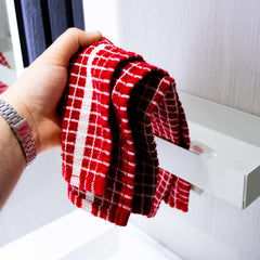 Okunaii™ Wall Mount Bathroom Shelf with Concealed Towel Rack