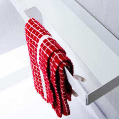 Okunaii™ Wall Mount Bathroom Shelf with Concealed Towel Rack