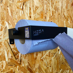 MegaMaxx UK™ Tear-Away Blue Roll Holder & Dispenser