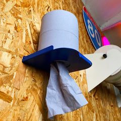 MegaMaxx UK™ Centrefeed Blue Roll Holder - Indoor Outdoors