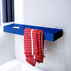 Okunaii™ Wall Mount Bathroom Shelf with Concealed Towel Rack