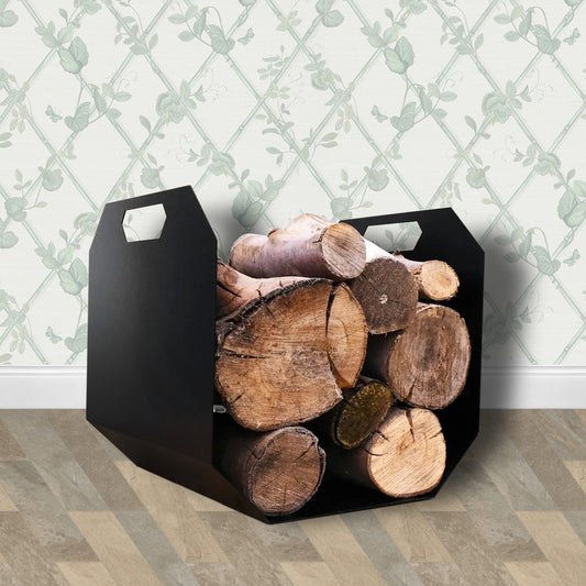 Volcann™ Octagonal Metal Log Basket