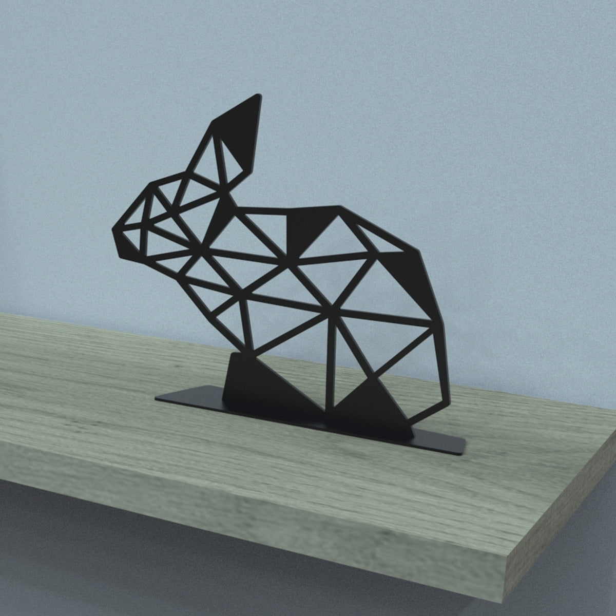 Okunaii™ Geometric Metal Rabbit Ornament