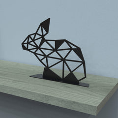 Okunaii™ Geometric Metal Rabbit Ornament