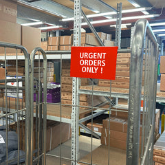 MegaMaxx UK™ Shipping & Warehouse Cage Hanging Steel Labels