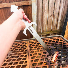 Volcann™ BBQ Stainless Steel Sausage Sword - Novelty Grilling Tool
