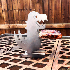 Volcann™ "GrillZilla" BBQ Stainless Steel Dual Sausage Holder