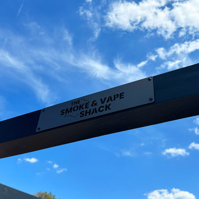 Wall Mount "The Smoke & Vape Shack" Sign - Smoking Shelter & Area Sign