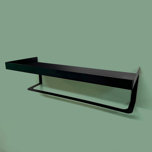 Okunaii™ Large Wall Mount Bathroom Shelf with Towel Hanging Rack