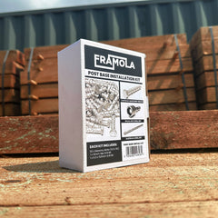 Framola Post Base Installation Kit - Drill Bit, Driver Bit + Bolts