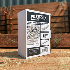 Framola Post Base Installation Kit - Drill Bit, Driver Bit + Bolts